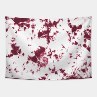 Red wine and white marble - Tie-Dye Shibori Texture Tapestry