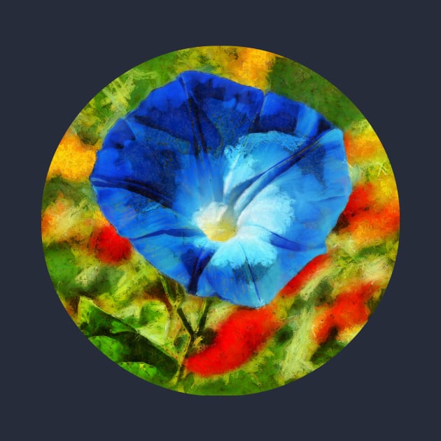 Heavenly Blue Morning Glory Flower to Brighten Your Mood by scotch