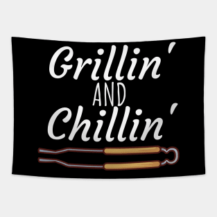 Grillin and Chillin Tapestry