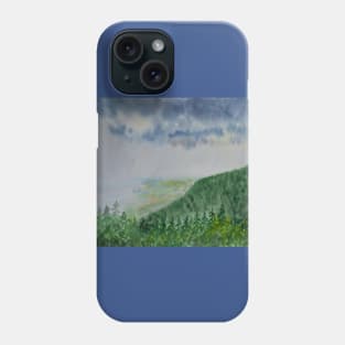 A storm in mountains Phone Case