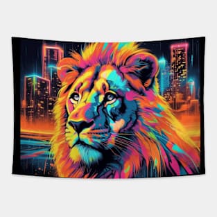 Neon King Tapestry