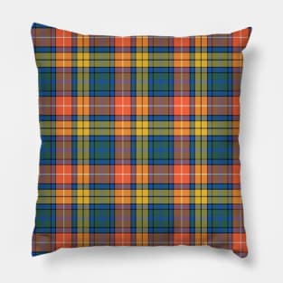 Buchanan Ancient Plaid Tartan Scottish Pillow