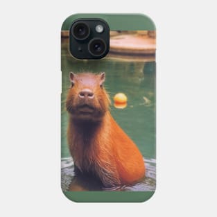 Capybara Onsen Phone Case