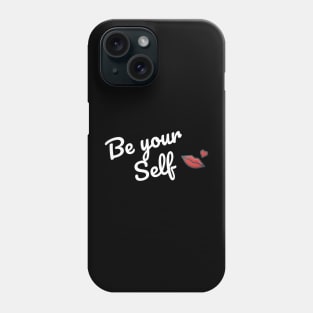 Be yourself teeshirt Phone Case