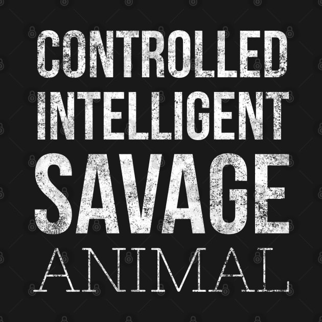 Contolled savage animal by throwback