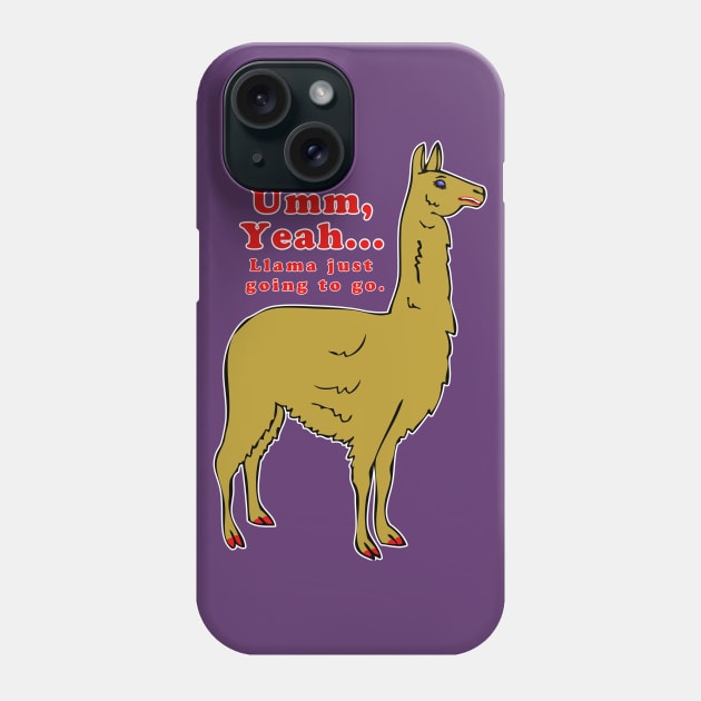 Cute Llama #5 Phone Case by RockettGraph1cs