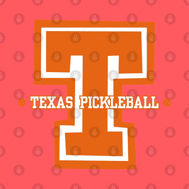 Varsity Texas Pickleball Logo Wear by Hayden Mango Collective 
