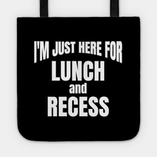 Favorite Subject Lunch And Recess Tote