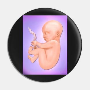 Fetus 7 Months Pin