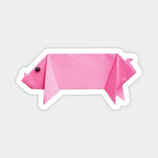 Cute origami pig Magnet