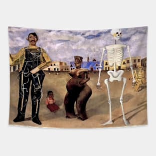 Four Inhabitants of Mexico by Frida Kahlo Tapestry