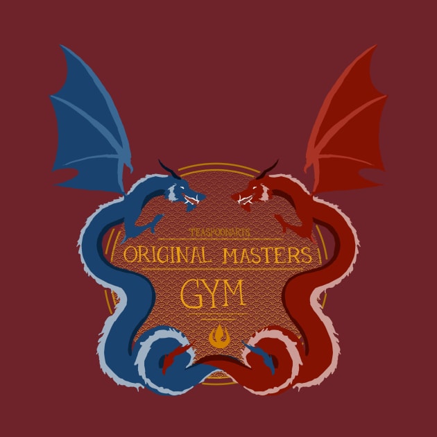 Original Masters Gym-no lines by Teaspoonarts