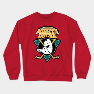 Anaheim Mighty Ducks 1990's Vintage NHL Crewneck Sweatshirt White / M