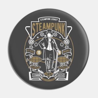 Steampunk Gentleman Pin