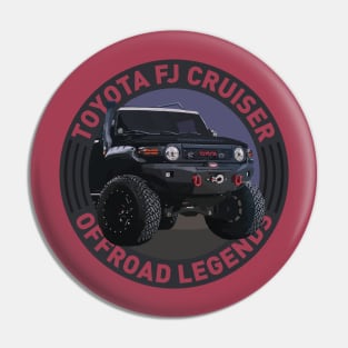 4x4 Offroad Legends: Toyota FJ Cruiser (Black) Pin