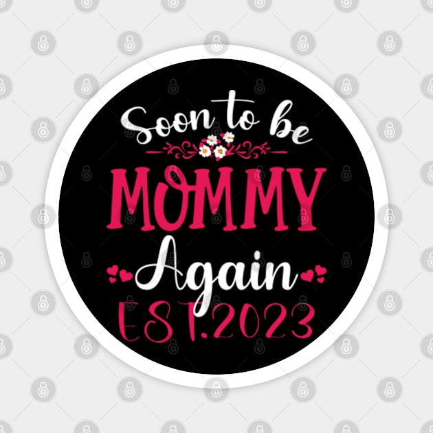 Soon To Be Mommy 2023 Cute Floral First Time Mom Pregnancy Shirt