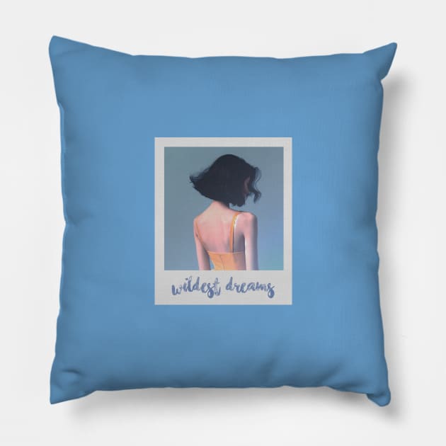 wildest dreams aesthetic Pillow by sadieillust