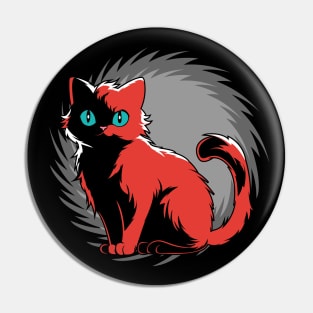 Cool Cat in The Dark Pin