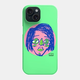 Watermelon sketchy face Phone Case