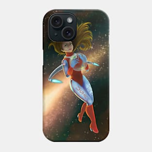 USA Space Girl..... in SPACE! Phone Case