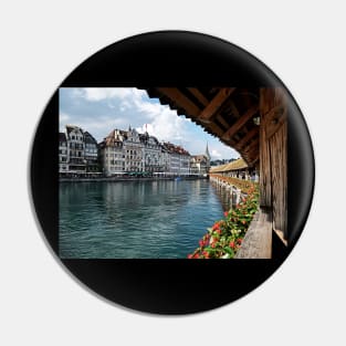 Kapellbrucke - Chapel Bridge of Lucerne Pin