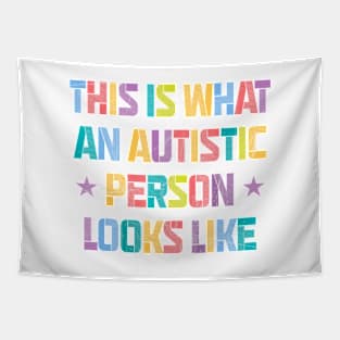 This Is What An Autistic Person Looks Like Funny Sayings Tapestry