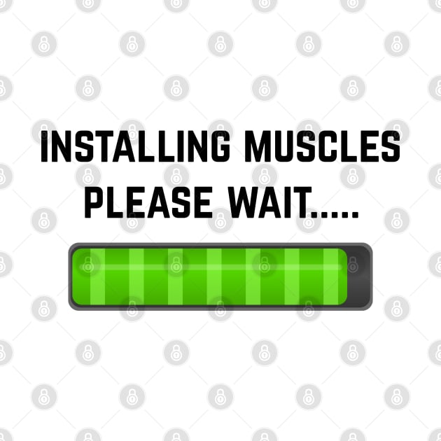 Funny installing muscles by Hloosh