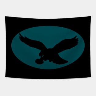 Eagles Batman Logo - Midnight Green Tapestry