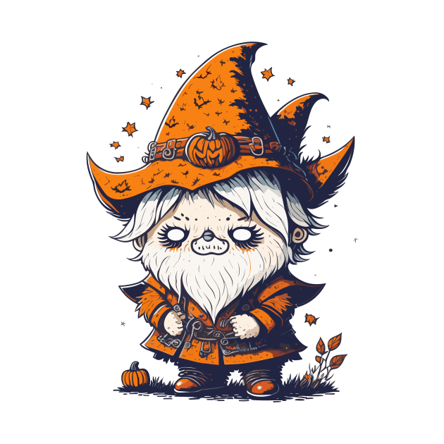 Halloween Gnome by Maria Murtaza