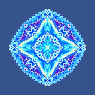 Eastern blue mandala T-Shirt