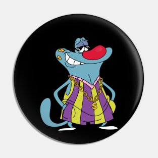 Thug Oggy T-shirt design Pin