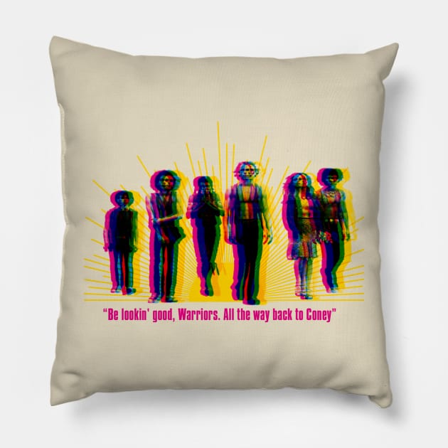 The Warriors Pillow by HAPPY TRIP PRESS