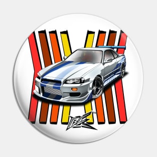 skyline gtr r34 2fast 2furious Pin