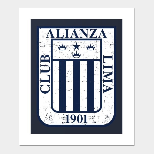 Club Alianza Lima - Peru - Vintage design - Alianza Lima - Posters and Art  Prints | TeePublic