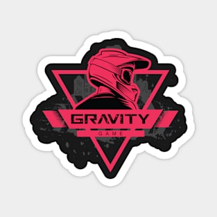 Gravity Mountain Biking Magnet