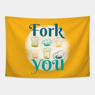 Fork You Graphic Tee Tapestry