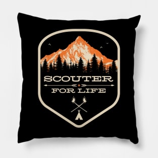 Scouter for Life - Camp Counselor Design - Camp Staff T-Design Pillow