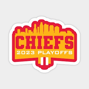 Chiefs 2023 Playoffs Magnet