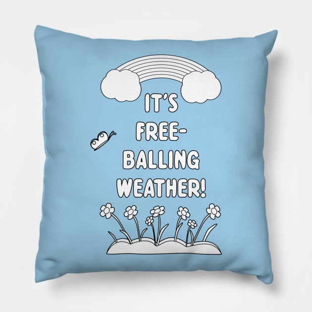 Free-Balling Pillow by JasonLloyd