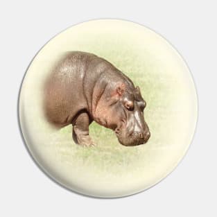 Hippopotamus Pin