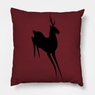 Black Deer Pillow