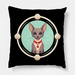 Oriental Shorthair Cat Xmas  Ornament, Love Cats Pillow