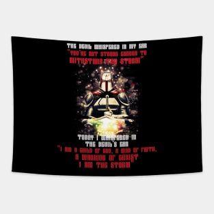 Child Warrior ' Christ's Warrior Christian Tapestry