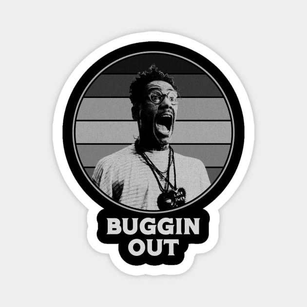 retro Buggin' Out (Do the Right Thing) Magnet by Gummy Store