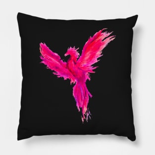 Pink Pheonix Pillow