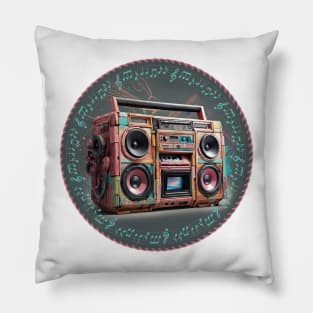 Retro Boom-Box Pillow