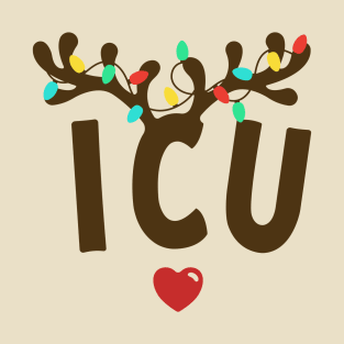 ICU Nurse Christmas T-Shirt