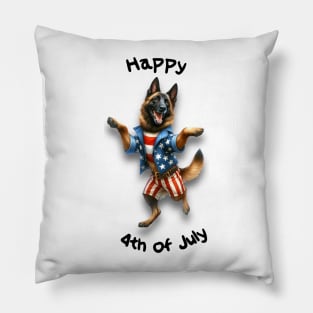 Happy 4th of July - Malinois Pillow