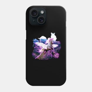 Stunning Pink Flying Unicorn Phone Case