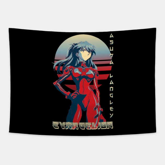 Asuka Langley Tapestry by Retrostyle